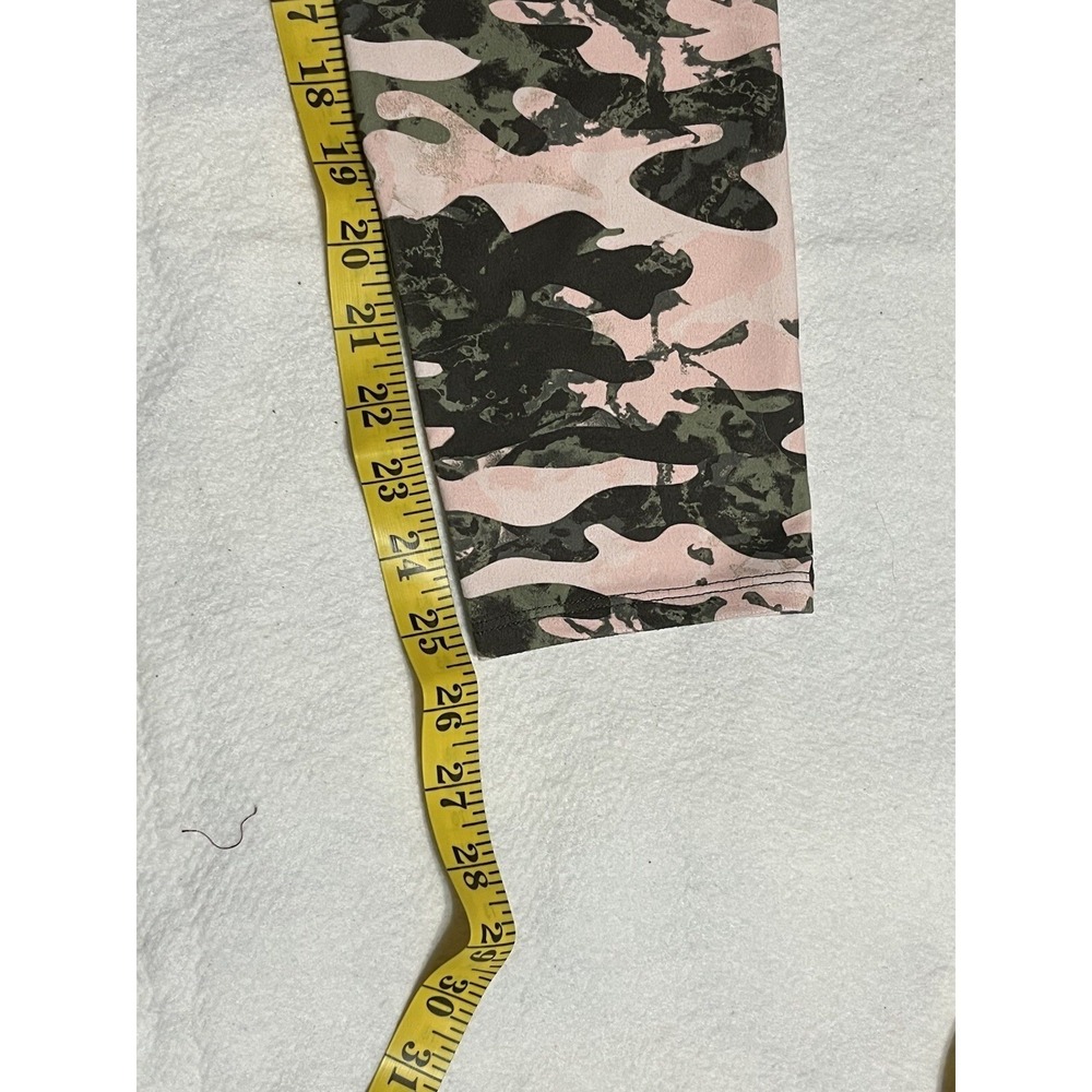 Avia Pink/Green Camo Leggings Womens Size XL 14-16 Full‎ Length - Picture 5 of 7